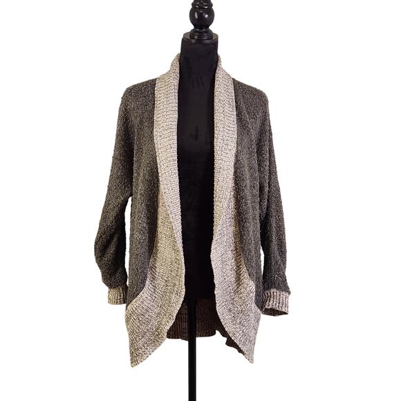 David Kahn Sweaters - DAVID KAHN Gray Wool Cardigan, Size Medium